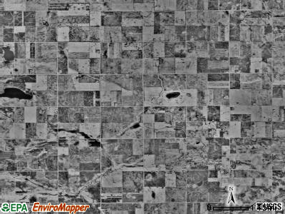 Kimball township, Minnesota satellite photo by USGS