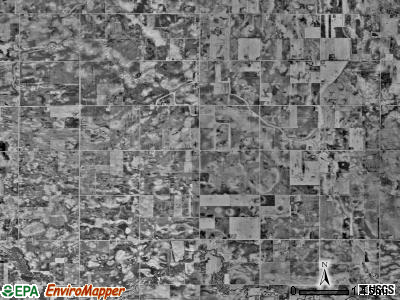 Nashville township, Minnesota satellite photo by USGS