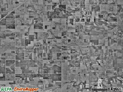Racine township, Minnesota satellite photo by USGS