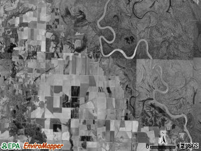 Crockett township, Arkansas satellite photo by USGS