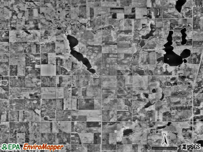 Elm Creek township, Minnesota satellite photo by USGS