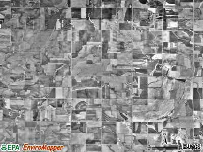 Mound township, Minnesota satellite photo by USGS