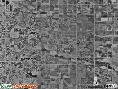 Riceland township, Minnesota satellite photo by USGS