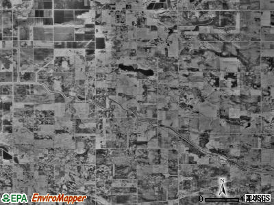 Moscow township, Minnesota satellite photo by USGS