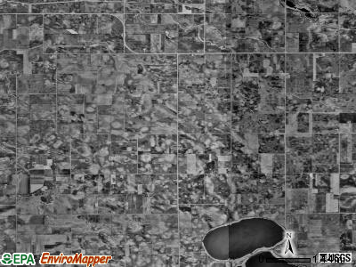 Walnut Lake township, Minnesota satellite photo by USGS