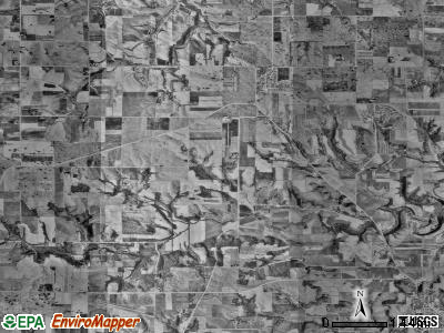 Fountain township, Minnesota satellite photo by USGS