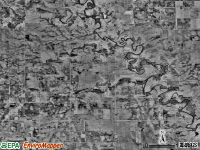 Verona township, Minnesota satellite photo by USGS