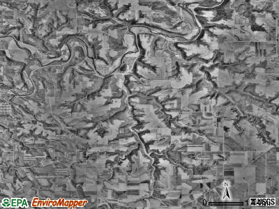 Holt township, Minnesota satellite photo by USGS