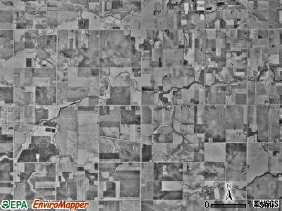 Frankford township, Minnesota satellite photo by USGS
