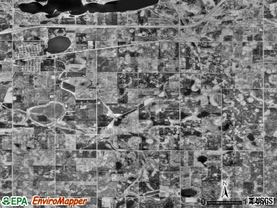Manyaska township, Minnesota satellite photo by USGS