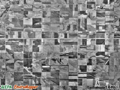 Magnolia township, Minnesota satellite photo by USGS
