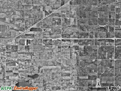 Lorain township, Minnesota satellite photo by USGS