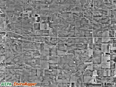 Olney township, Minnesota satellite photo by USGS