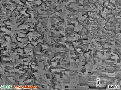 Preston township, Minnesota satellite photo by USGS