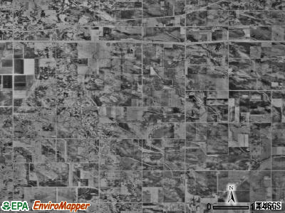Oakland township, Minnesota satellite photo by USGS