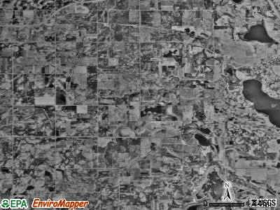 Pickerel Lake township, Minnesota satellite photo by USGS