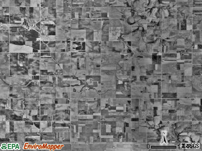 York township, Minnesota satellite photo by USGS