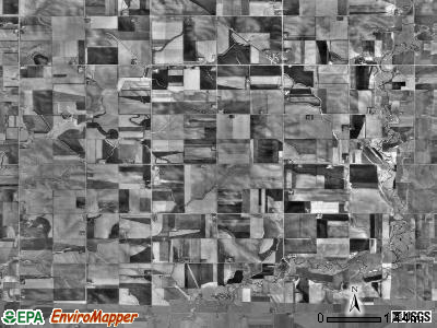 Kanaranzi township, Minnesota satellite photo by USGS