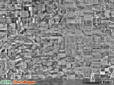 Ransom township, Minnesota satellite photo by USGS