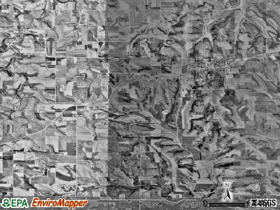 Spring Grove township, Minnesota satellite photo by USGS