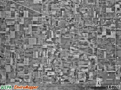 Adams township, Minnesota satellite photo by USGS