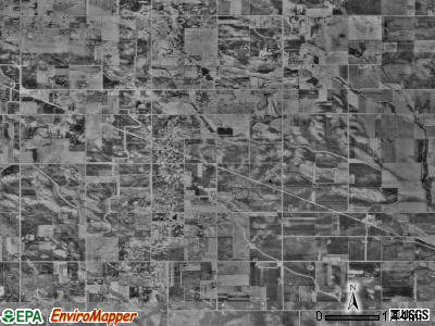 London township, Minnesota satellite photo by USGS