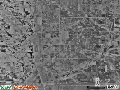 Shell Rock township, Minnesota satellite photo by USGS