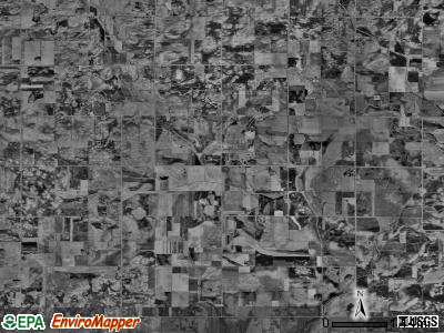 Mansfield township, Minnesota satellite photo by USGS