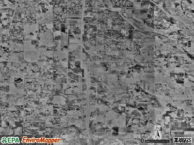 Freeman township, Minnesota satellite photo by USGS
