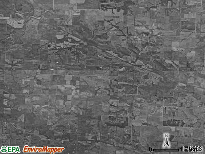 Johnson township, Missouri satellite photo by USGS