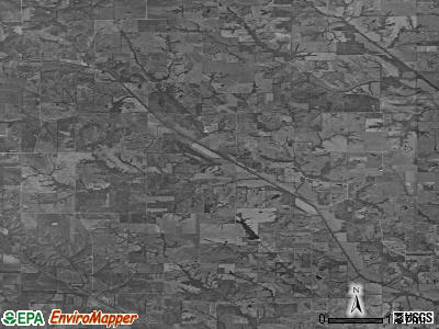 Miller township, Missouri satellite photo by USGS
