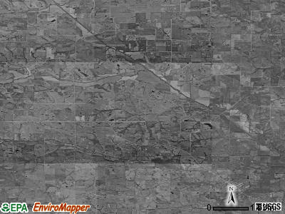 Fabius township, Missouri satellite photo by USGS