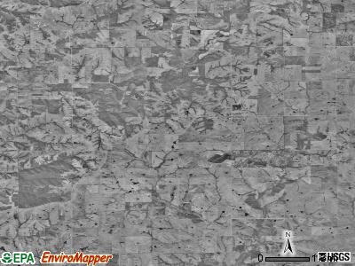 Lincoln township, Missouri satellite photo by USGS