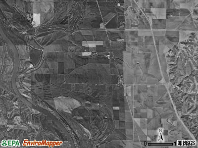 Nishnabotna township, Missouri satellite photo by USGS