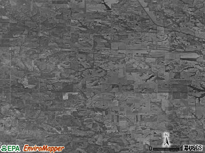 Vest township, Missouri satellite photo by USGS
