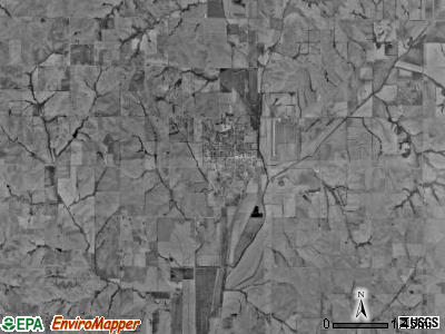 Tarkio township, Missouri satellite photo by USGS
