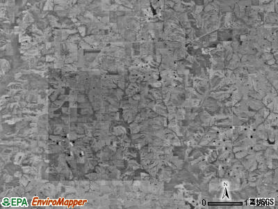 Ravanna township, Missouri satellite photo by USGS