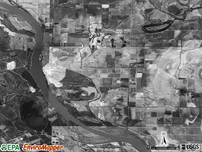 Pastoria township, Arkansas satellite photo by USGS