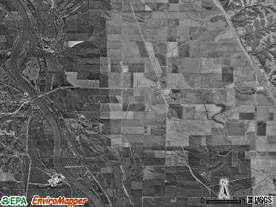 Templeton township, Missouri satellite photo by USGS