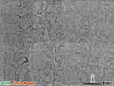Green township, Missouri satellite photo by USGS
