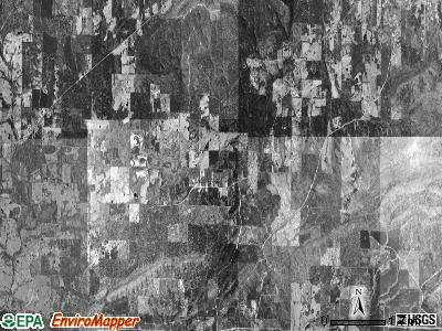 Henderson township, Arkansas satellite photo by USGS