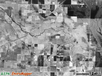 Dunnington township, Arkansas satellite photo by USGS
