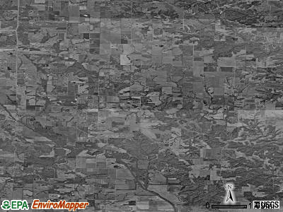Jackson township, Missouri satellite photo by USGS