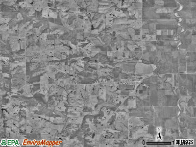 Trail Creek township, Missouri satellite photo by USGS