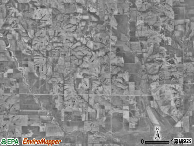Huggins township, Missouri satellite photo by USGS