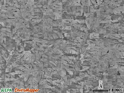 White Oak township, Missouri satellite photo by USGS