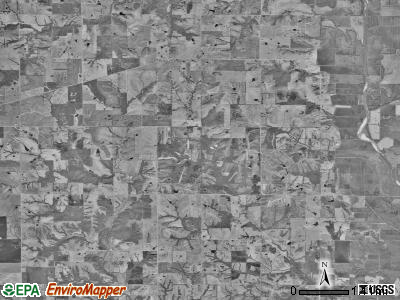Fox Creek township, Missouri satellite photo by USGS