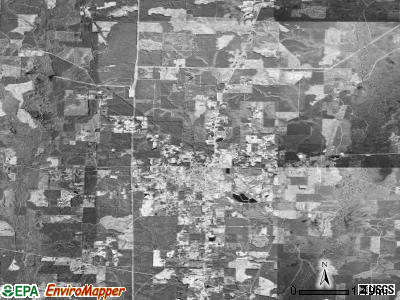 Merry Green township, Arkansas satellite photo by USGS