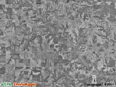 Sugar Creek township, Missouri satellite photo by USGS