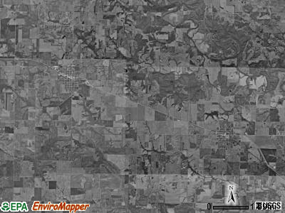 La Belle township, Missouri satellite photo by USGS